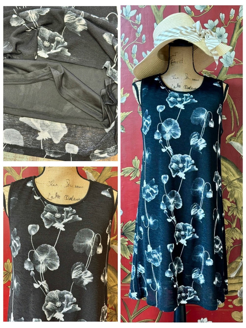 Women’s “Papillon” Floral Sundress | #H13